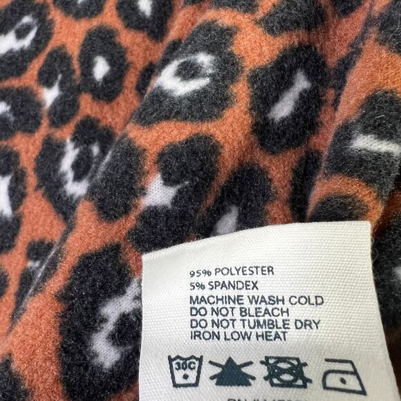 NWT Simply Southern Leopard Print Tunic Sweater Size OS Brown Cowl Neck Country - Picture 8 of 8